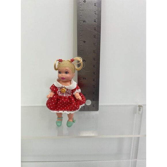 Vintage Nikki Barbie Doll In Red Polka Dot Dress & Mint Shoes - Picture 2 of 4
